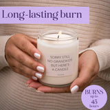 Lavender Candle For Mom & Dad - Sorry Still No Grandkids, But Here'S Your Candle | Fun Gift Idea - Perfect For Birthdays, Christmas, Thanksgiving, Mothers Day, Fathers Day From Daughter, Son, Kids