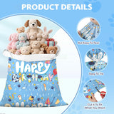 36×56 Inch Large Blue Birthday Gift Bag Boys Jumbo Plastic Boy Happy Birthday Themed Kids Gift Bags Xl Parties Favors Decorations
