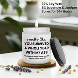 1 Year Anniversary Wedding Gifts For Men Women, Funny One Year Anniversary Marriage Gifts For Wife Husband Couple, Personalized 1St First Year For Boyfriend Girlfriend Gift Ideas For Him Her Candles