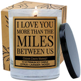 - I Love You Gifts For Her, I Miss You Gifts For Her, Mothers Day, Best Mom Birthday Candle, Funny Candles For Best Friend, Friendship, Girlfriend - 100% Soy Candle Handmade In Usa