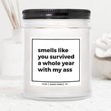 You Nique Designs 1St Anniversary Candle - 1 Year Dating Anniversary For Boyfriend, Girlfriend - 1 Year Wedding Present For Wife, Husband - 1St Anniv Candle Ideas (Mahogany Teakwood)
