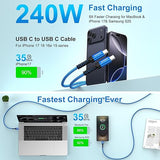 2 Pack 240W USB C to USB C Fast Charging Cable 6FT for Samsung Galaxy S26 S25 S24 Android