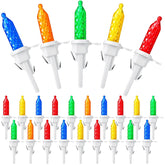 120 Pack Christmas Replacement Mini Bulbs 3 V Led String Lights Outdoor Indoor Wide Angle Bulbs For Christmas Tree Garde