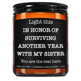 Funny Scented Candle - Brother In Law Gifts, Christmas, Stocking Stuffers, Birthday, Cool Gifts For Brother In Law, Best Bil - 9 Oz Jar Candle, Soy Wax