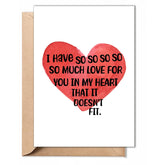 Funny Valentines Day Card For Him Her – Romantic & Fun Anniversary Card With Heart Design – Cute Love Gifts For Wife, Husband, Boyfriend, Girlfriend, Men, Women, Couple – Folded 5"X7", 350Gsm Cardstock With Envelope