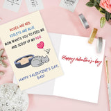 Funny Cat Valentines Day Gifts For Cat Dad?Cute Cat Valentines Day Cards, Cat Valentines Gifts For Husband, Cat Vday Cards
