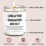 Funny Grad Candle, 2026 Graduation Gifts For Her, Him - College, High School, Masters Degree, Phd, Law School, Nursing & Nurse Graduation Gifts For Women, Men - 9 Oz