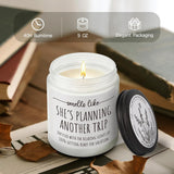 Best Travel Candle Gifts For Women, Smells Like Shes Planning Another Trip, Unique Candles For People Who Like Travel, International Traveler Planner Vacation Retirement Candles Gift Idea-32