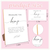 Measure The Bump Game,Baby Shower Games,Baby Shower Decorations,Baby Shower Signs,Gender Reveal Decorations,Baby Shower Bingo,1 Wooden Play Sign With Stand And 50 Tickets Set