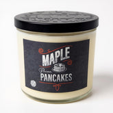 Maple Pecan Pancakes Candle ~ Glass 3 Wick Jar ~ Maple Butter Pecan Pancake Goodness! ~ All Natural Premium Soy Candle By (Large 3 Wick)