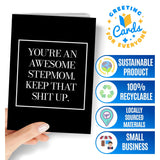 Stepmom Card - Birthday Card For Stepmom - Stepmother Card - Bonus Mom Card - Mother’S Day Card For Stepmom - Bonus Mom Mothers Day Card - Retirement Card For Stepmom