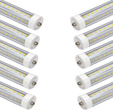 10 Pack 4FT T8 LED Tube Lights 36W 3600LM 6500K FA8 Single Pin Ballast Bypass Replacement