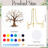 Gender Reveal Fingerprint Tree Boy Or Girl Party Games Baby Shower Guest Book Keepsake Gender Reveal Decoration For He Or She Party Ms To Mr Bride Bridal Wedding Decor Supplies (Baby Shower)