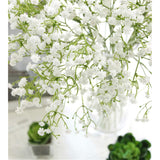 9 Pack Real Touch Artificial Baby'S Breath Flowers - 21" Bendable Stems For Wedding Bouquets, Home Centerpieces & Outdoor Decor (Waterproof, Dustproof, White)