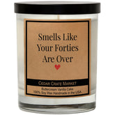 50Th Birthday Gifts For Her - Best Ideas, Buttercream Vanilla Scented, 100% Soy Candle For Women, Friends, Wife, Sister, Mom, Grandma, Handmade Aromatherapy Candles Decoration