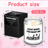 Valentine'S Day Funny Gifts For Him Light When You Want Me Necked Candles For Men Boyfriend Husband Anniversary Birthday Romantic Valentines Day Gifts Ideas