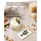 Scented Candle & Wax Melts Gift Set - Wish Series: English Pear & Freesia, Soy Beeswax Blend With Dried Flowers, 6-Hour Burn For Home Decor, Home Scented & Birthday Women Gifts