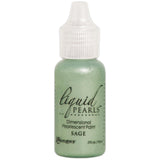 Ranger LPL59684 Sage Liquid Pearls Dimensional Pearlescent Paint .5oz