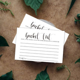 50 Bucket List Cards, Bucket List Suggestions Cards For Birthday Retirement Anniversary Party, Wedding, Bridal Shower Wedding Reception Activity, Adventurous Ideas Bucket List. 4" X 6"