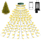 Christmas Tree Lights,2M/6.6Ft 400Led Fairy Light With Remote Control,16 Lines String Light,8 Modes,Timing Function,Led