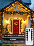 4 Pack Battery Operated Fairy Lights 33FT 100 LED Warm White String Lights with Remote Timer 8 Modes Waterproof for Bedroom Christmas Decor