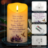 Hummingbird Flameless Memorial Candle, Real Wax Led Light With Remote For Loss Of Loved One, Mother, Father - Remembrance Gift (4" X 7")