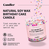 Birthday Cake Scented Candle, Natural Soy Candle With Birthday Cake & Buttercream Notes, Aromatherapy For Relaxation, Unique Candles Gifts For Women, 60-Hour Burn Time - By Ryan Porter
