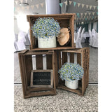 Baby'S Breath Artificial Flowers Bulk 10 Pack (30Pcs) Faux Baby Breath Plastic Flower Fake Gypsophila Flower Arrangement For Crafts Fake Flowers Bouquet For Wedding Centerpieces Blue Baby Breath