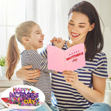 Pop Up From Daughter Happy Mothers Day Card From Son With Envelope - Flowers Pop Up Card For Best Mom Wife Grandma