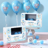 4 Sets Elephant Party Games, Swing Shaking Balls Game Set With 40 Balls, Ribbon & Cardboard Boxes, Bridal Party Funniest Games For Outdoors Indoors