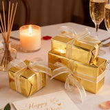 Gold Wrapping Paper, 17Inch X 33Ft Solid Color Metallic Lustre Paper, Gold Gift Wrapping Paper With Grid Cutting Lines Perfect For Christmas, Birthday, Wedding, Valentine, Baby Shower, Arts & Crafts