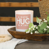 Vanilla Candle - A Warm Hug In A Jar, Thinking Of You, Homesick & Get Well Soon Candle, Cdl1048