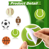 30 Pack Sports Valentines Day Gifts With Sports Stick Notes Valentine Cards For Gifts Exchange Basketball Football Baseball Soccer Tennis Party Supplies Game Prizes
