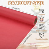 Wrapping Paper, 17" X 300"(25') 70 Gsm Craft Paper Roll Kraft Packing Paper For Poster Bulletin Board, Gift Wrapping, Red