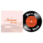 Anniversary Card For Her Or Him | Love Message Greeting Card | Valentine’S Day Gift For Wife, Husband, Girlfriend, Or Boyfriend | A Record For You Card For Any Special Moment