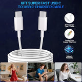 3 Pack 20W USB C Fast Charger with 6FT USB C Cable for iPhone 17 16 15 Pro Max