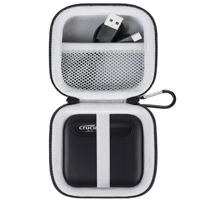 Hard Drive Carrying Case For Crucial X6 / Wd Elements Se Portable Ssd 1Tb 2Tb