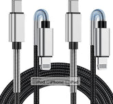 2 Pack Apple MFi Certified USB C to Lightning Cable 10FT Long Fast Charging Cord for iPhone 14 13 12 11 iPad