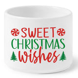 Candy Dish Cauldron, Christmas Mini Ceramic Candies Bowl Tiered Tray Decor, Snack Serving Bowl Table Wishes Accents For Themed Party Birthday Home Kitchen Events Gifts (Sweet Wishes)