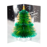 Christmas Tree Pop Up Card, 3D Handmade Tree Greeting Cards With Envelope And Note Tag, Cristmas Gifts For Kids Friends Family Teachers Neighbors Coworker Merry Christmas Winter Xmas Gift