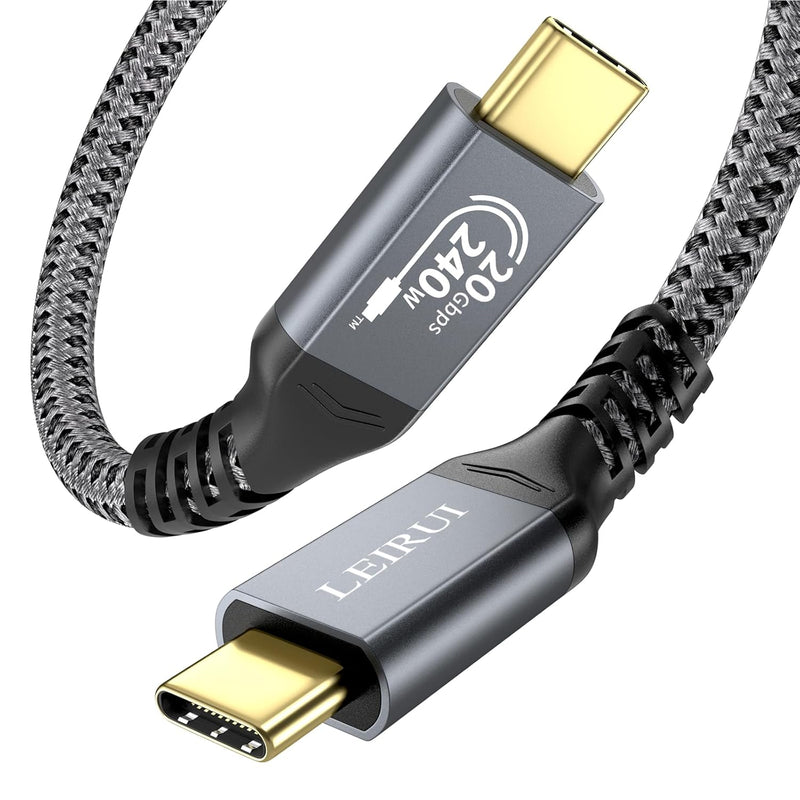 Long Usb C To Usb C Cable 240W Fast Charging, 20Gbps High Speed Data Transfer