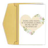 Sympathy First Mothers Day Card, In Memory Of Mother'S Day Card, Grieving Mothers Day Card, Bereaved Mother'S Day Card From Children, Thinking Of You Card