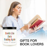 Funny Gifts For Book Lovers Women, Readers Gifts, Bookish Present, Reading Candle, Funny Birthday Book Day Gift For Bookworm, Librarian, Books Lover