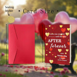 Valentines Day Card Gift For Daughter And Son-In-Law, Warm Valentine’S Day Cards Gifts From Mom Dad.