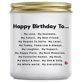 Birthday Gifts For Boyfriend Girlfriend Husband Wife, Lavender Candle