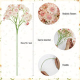 Artificial Daisy Flowers 10 Bundles,Fake Wildflowers With Stems For Wedding Centerpiece Arrangements Indoor Outdoor Decoration,Pink