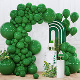 Dark Green Balloons 140Pcs Different Sizes Of 18 12 10 5 Inch Emerald Hunter Forest Green Balloon Arch Kit For Birthday Christmas Graduation Dinosaur Jungle Theme Party Decorations Green-Y56