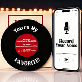Romantic Anniversary Card With Voice Message, Audio & Photos - Record Valentines Day Card For Him, Her, Husband, Wife, Men, Women - Christmas, Birthday Gifts For Boyfriend, Girlfriend
