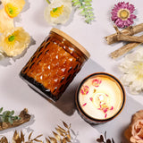 2 Pack Sandalwood Scented Candles For Home Decor, 6.5Oz Natural Soy Wax Aromatherapy Jar Candles, Housewarming Gift For Women