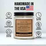 - Smells Like Abandonment 9 Oz Soy Wax Scented Candle With Funny Farewell Message - Goodbye Gift For Coworkers, Retirement, Moving Away -Relaxing 100% Soy Candle Made In Usa